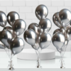 Party Festive Chrome Silver Balloon