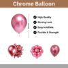 PARTY FESTIVE RED CHROME BALLOON
