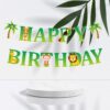 Party festive Jungle Happy birthday Bunting Banner
