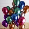 Party Festive Chrome Multicolor Balloons