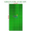 Party Festive Foil Curtain Square Green Size