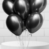 Party festive Chrome Balloon Black