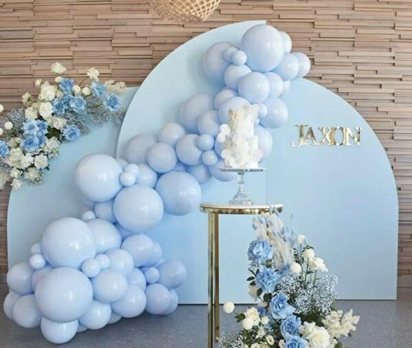 BLUE BALLOONS9INCH BLUE Pastel Balloons 9Inch - 50 Pcs