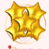 18 inch Gold Star Foil Balloon - 5Pcs