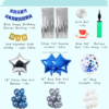 DAD Birthday Decoration Kit | Blue & Silver Theme