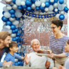 DAD Birthday Decoration Kit | Blue & Silver Theme