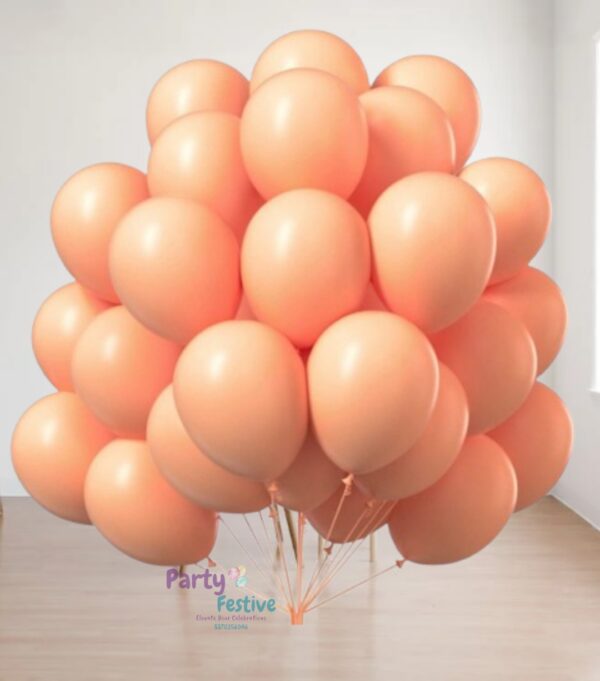 PEACH Pastel Balloons  9Inch - 50 Pcs