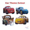 CAR THEME Theme Cardboard Paper Cutout For Birthday Decoration.partyfestive.com