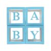 BABY Blue Balloon Box for Birthday / baby Shower / Gender Reveal Decoration (Blue Color) - With 15 Pcs Balloons