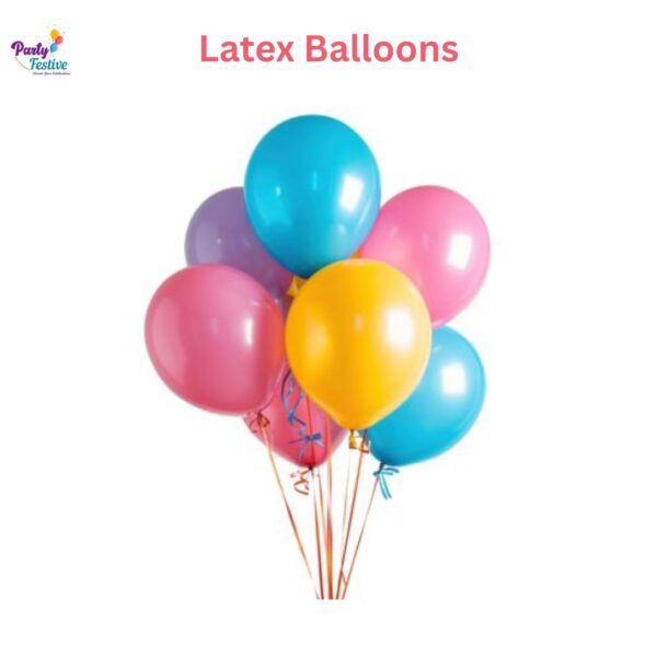 Latex Balloon Multi Colour - 50 Pcs