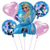 Mermaid Theme Foil Balloons For Birthday Party decoration - (Pack of 5 Pcs Set)