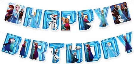 Frozen Theme HBD Banner
