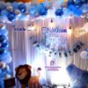 Confetti Balloon Blue Colour 5 Pcs