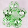 Confetti Balloon Green Colour 5 Pcs
