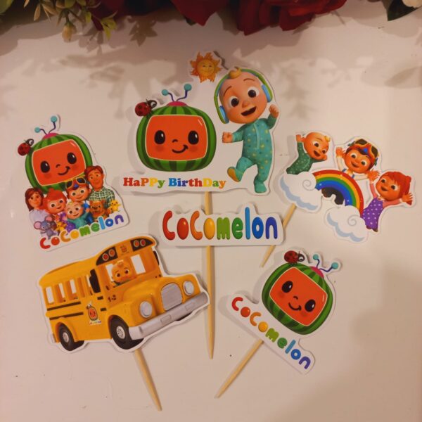 Cake Topper Cocomelon Theme