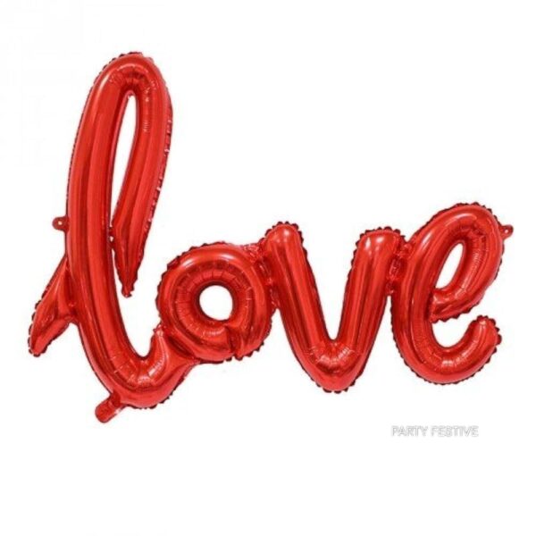 Love Foil Balloon - 1 pcs (RED)