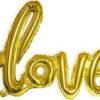 Love Foil Balloon - 1 pcs (GOLD)