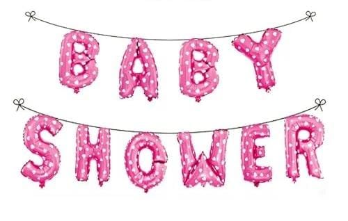 BABY SHOWER Foil Balloon | Pink for Baby Shower Decoration