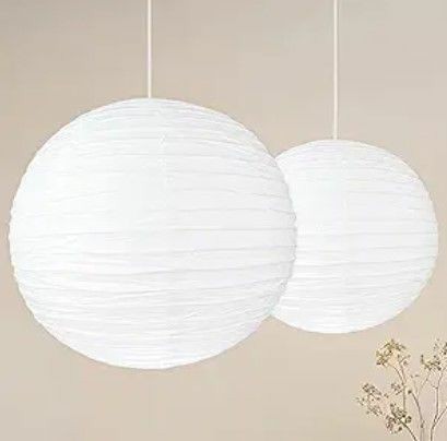 Hanging Paper Lantern Ball Lamp for Birthday, Wedding, Entrance Outdoor Decoration, Baby Shower, Home Decor Party Decoration (12 Inch) Hanging Paper Lantern Ball Lamp for Birthday, Wedding, Entrance Outdoor Decoration, Baby Shower, Home Decor Party Decoration (12 Inch)