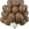 Retro Balloon Brown Color 100pcs Retro Balloon Brown Color 100pcs