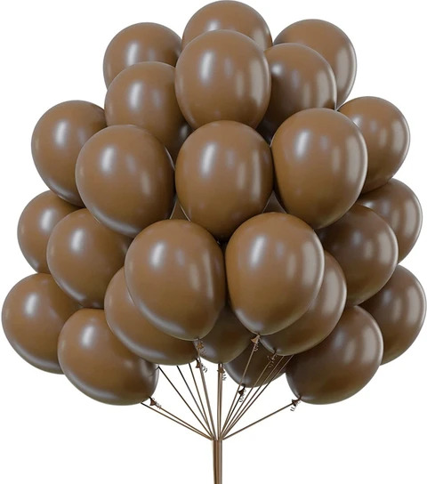 Retro Balloon Brown Color 100pcs Retro Balloon Brown Color 100pcs