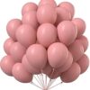Retro Balloon Pink Color 100 pcs