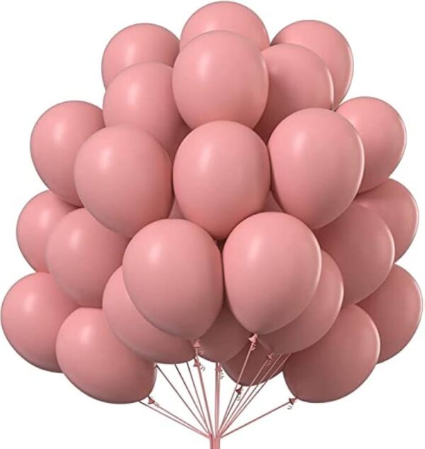 Retro Balloon Pink Color 100 pcs