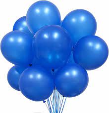 latex balloon Blue Colour