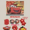 Car Theme 2nd Birthday Decoration Combo Pack Kit