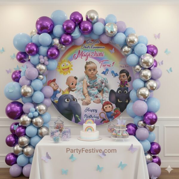 Chutty Kannamma Theme Birthday Decoration Combo pack kit Chutty Kannamma Theme