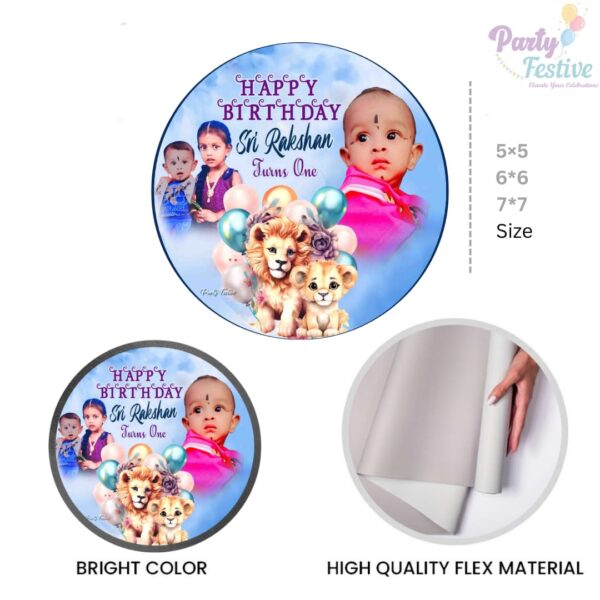 Lion King Theme Birthday Backdrop