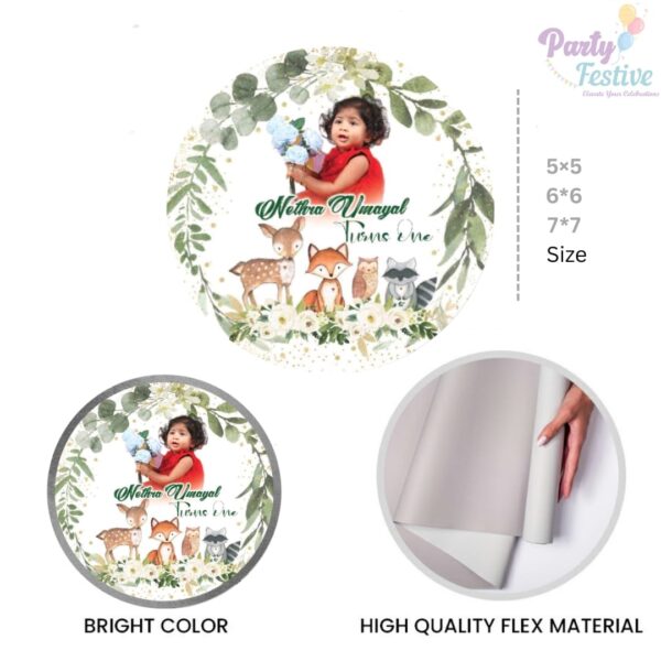 Jungle Animal Theme Banner Size