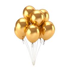 Metalic gold Balloon