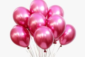 Metalic Pink Balloon